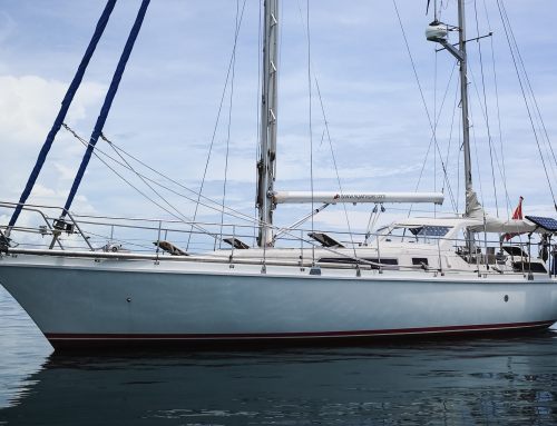 Unsere Amel Sharki – Langfahrten Yacht – top ausgerüstet – aus zweiter Hand – ist zu verkaufen.